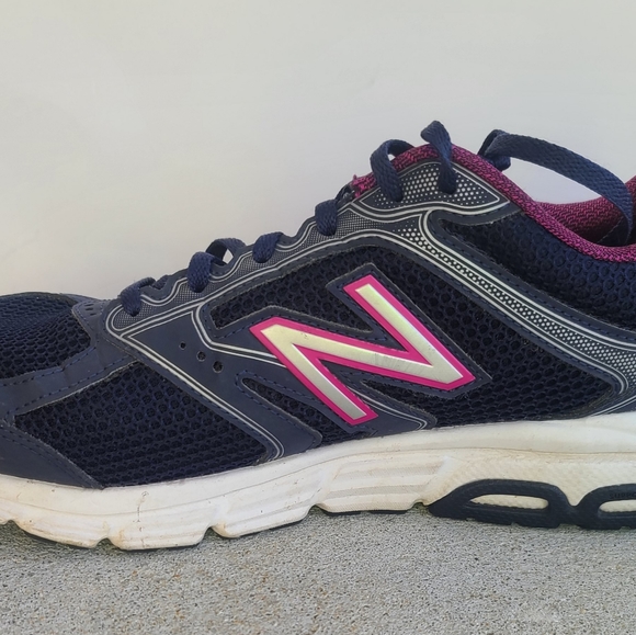 WOMENS IZ 10 NEW BALANCE Blue Purple TECHRIDE 470 WALKING RUNNING SNEAKER SHOES. - Picture 7 of 13